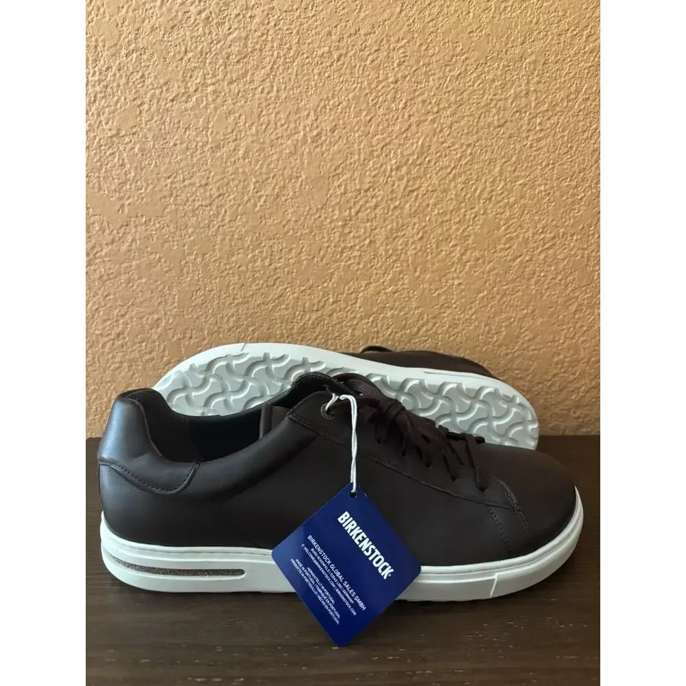 Birkenstock Men’s Bend Low Leather Shoes Size 12 (EU 45) Brown New